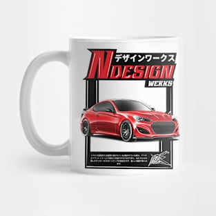 hyundai genesis 3.8 coupe red Mug